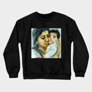 A mother and her baby Crewneck Sweatshirt